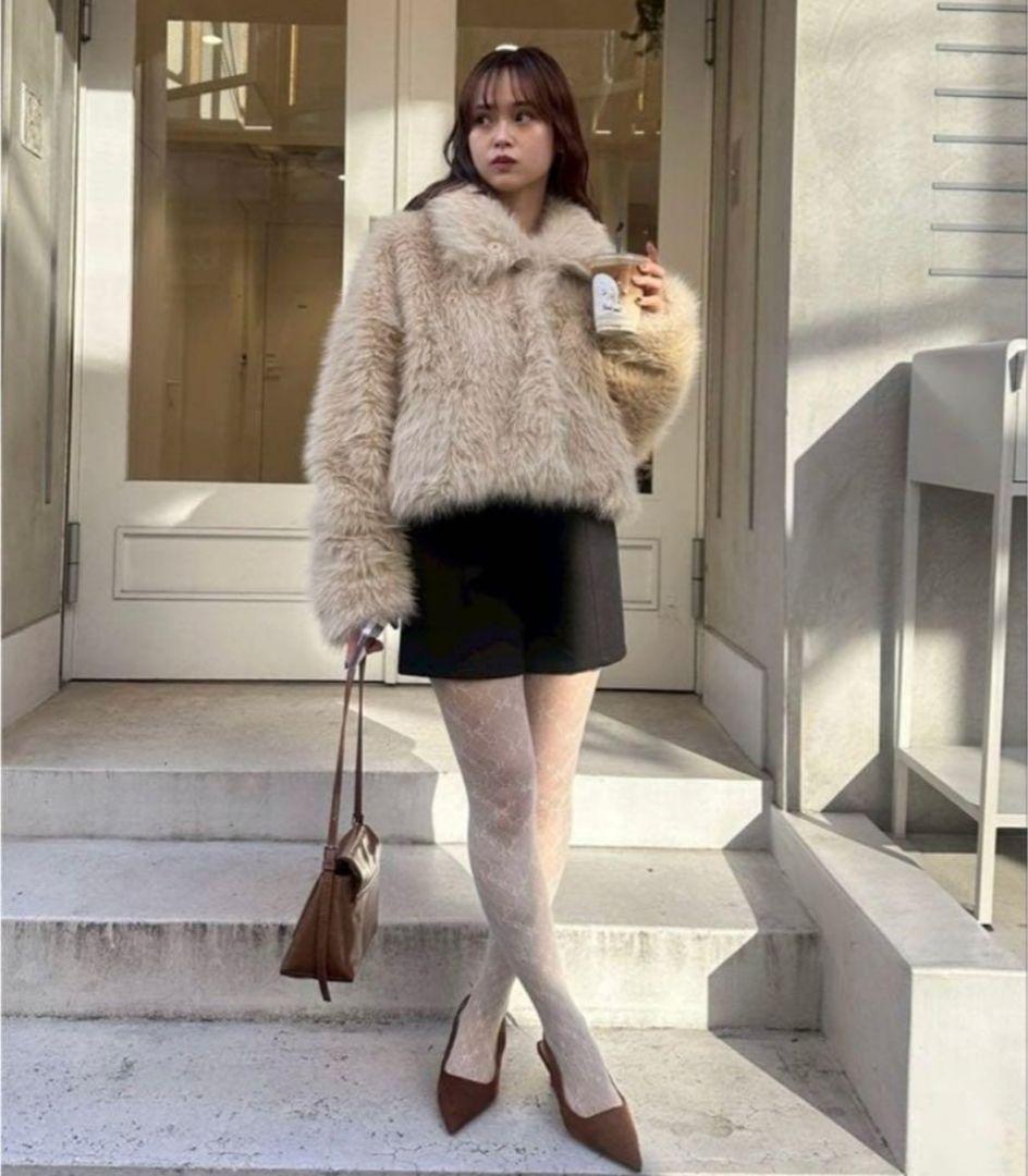 【新品】mystic ショートファーコート