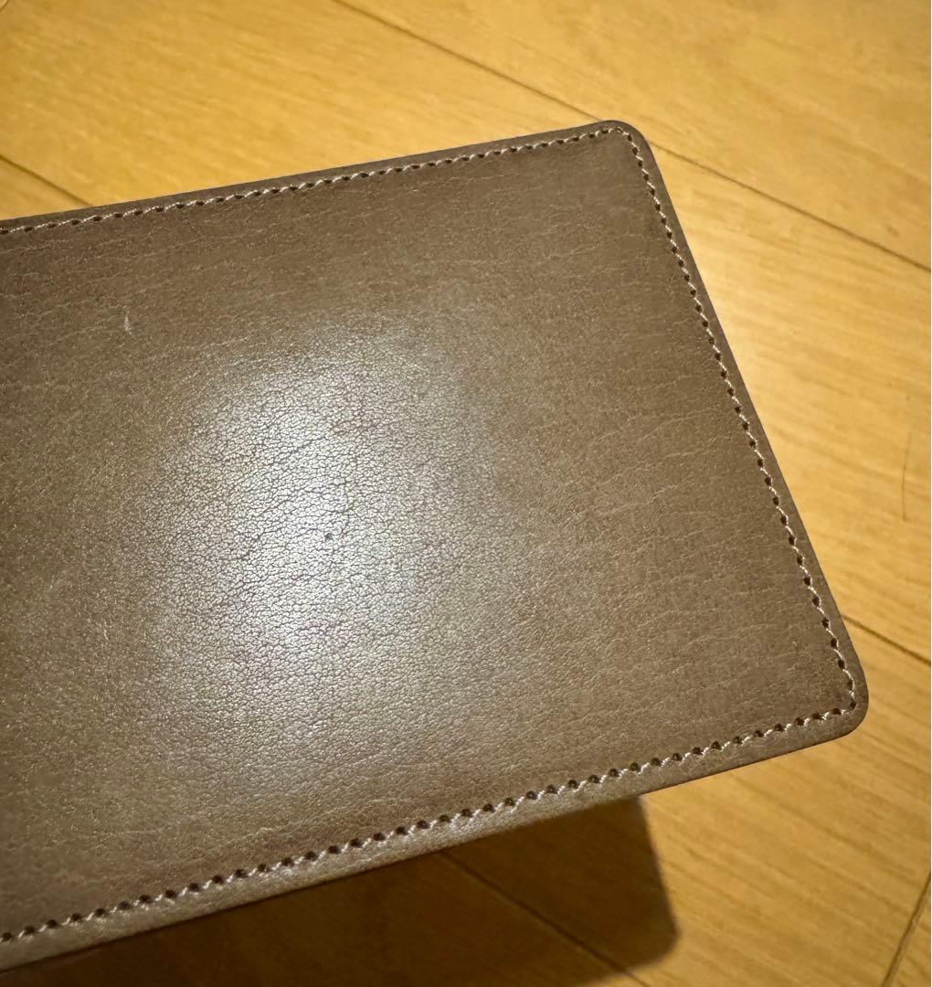 新品 完売品 meanswhile WAX LEATHER MONEY CLIP