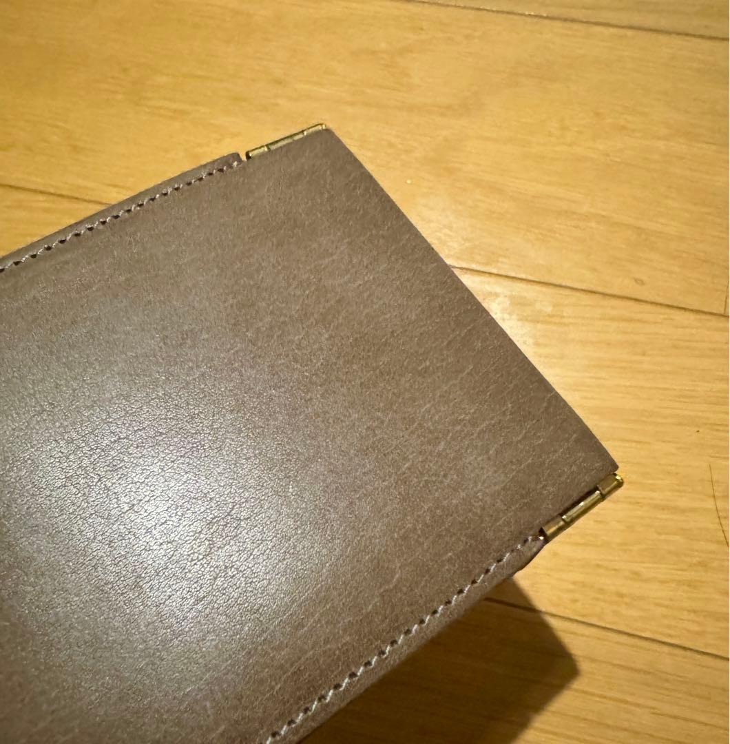 新品 完売品 meanswhile WAX LEATHER MONEY CLIP