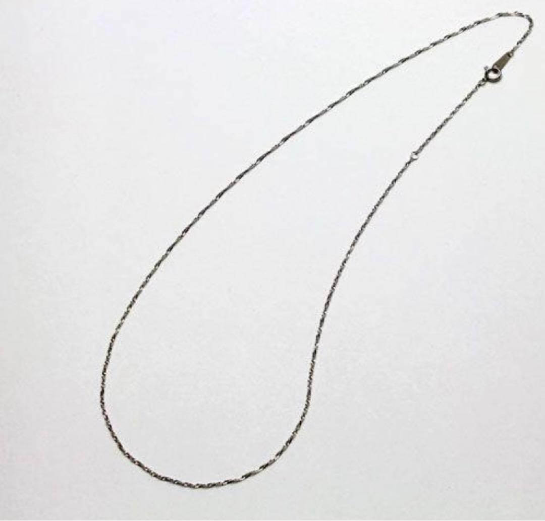 新品★ プラチナ850 ネックレス スクリューチェーン Pt850 42cm