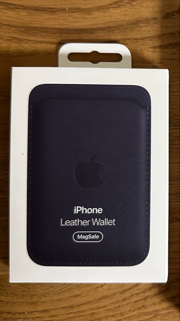 アップル iPhone 純正レザーケース インク