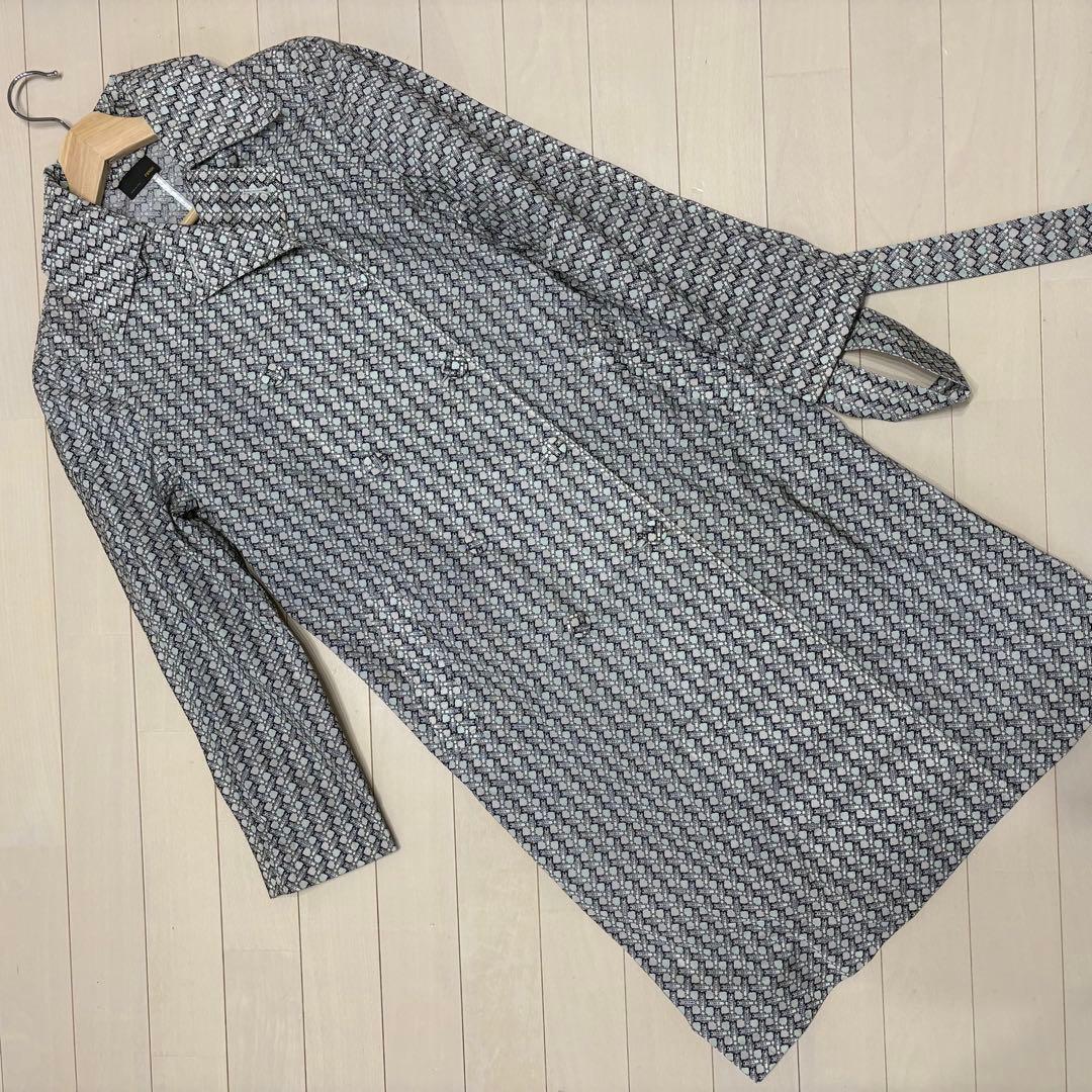 FENDI フェンディ　トレンチコート　ロゴ　Mサイズ相当　38