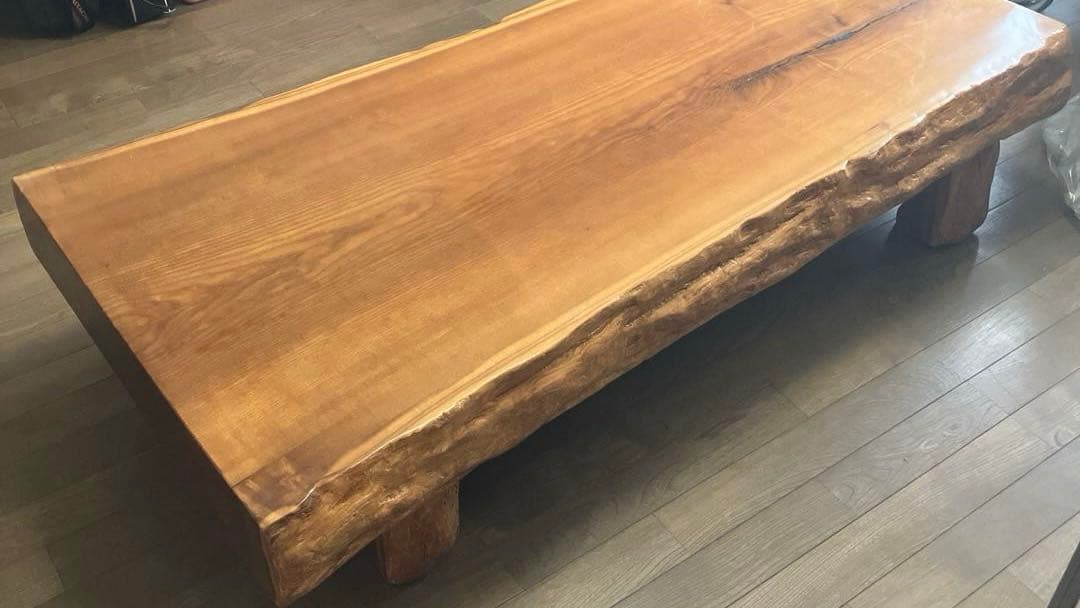 一枚板　テーブル　座卓　ローテーブル　木製
