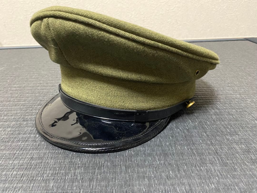 【不明 満洲国軍 汪兆銘政権軍 将校用制帽】 日本軍 太平洋戦争 大東亜戦争