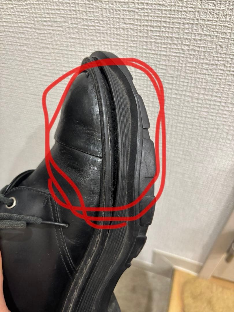 アレキサンダーマックイーン00s レザーシューズ