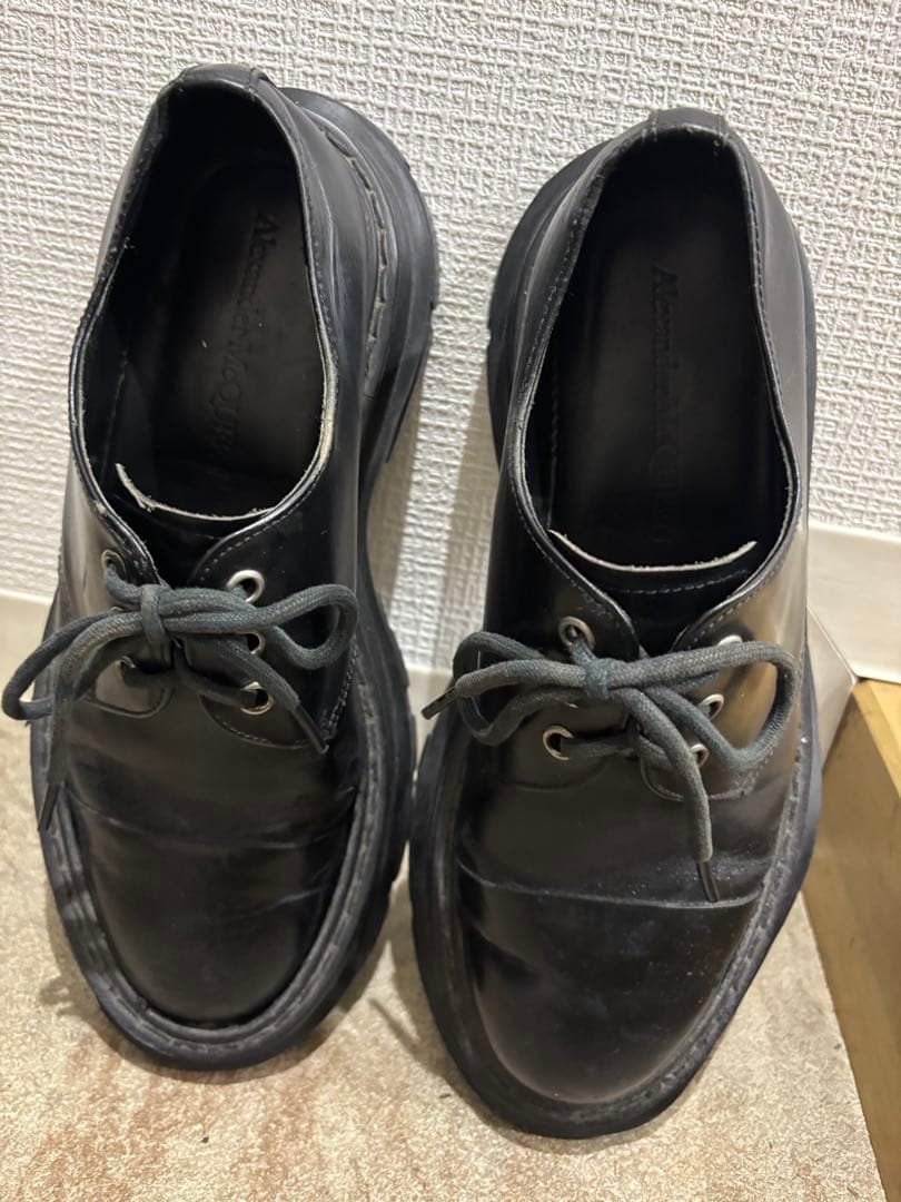 アレキサンダーマックイーン00s レザーシューズ