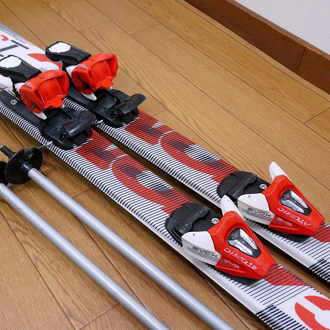 メンテ済 130cm 靴24cm ATOMIC スキーセット
