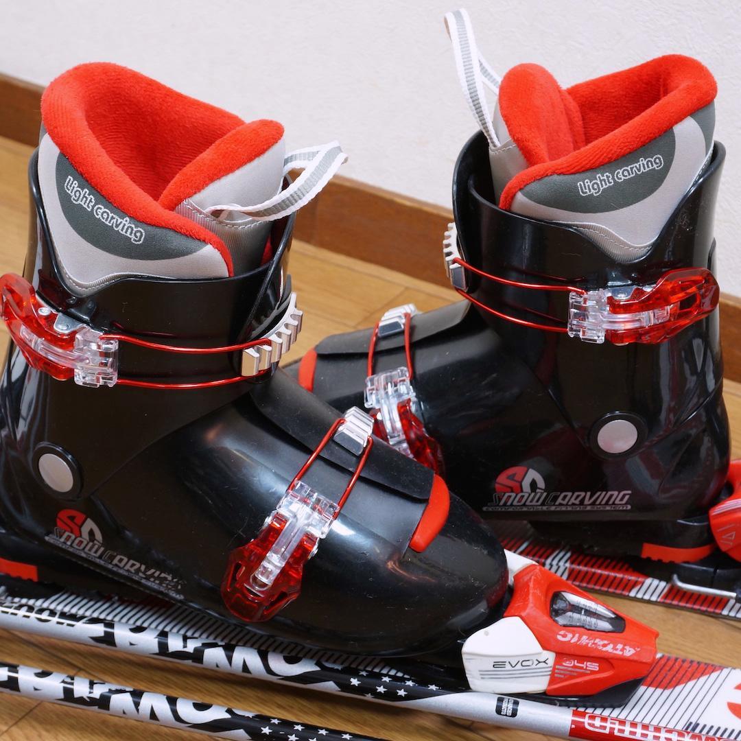 メンテ済 130cm 靴24cm ATOMIC スキーセット