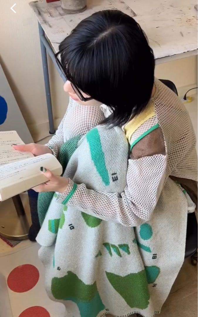 N*A様 PAMM 生活模様のニットブランケット