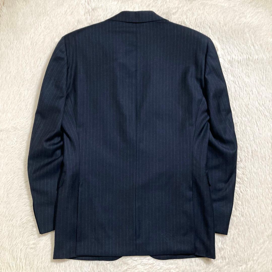 極美品 現行タグ ポロラルフローレン スーツ セットアップ ウール ストライプ