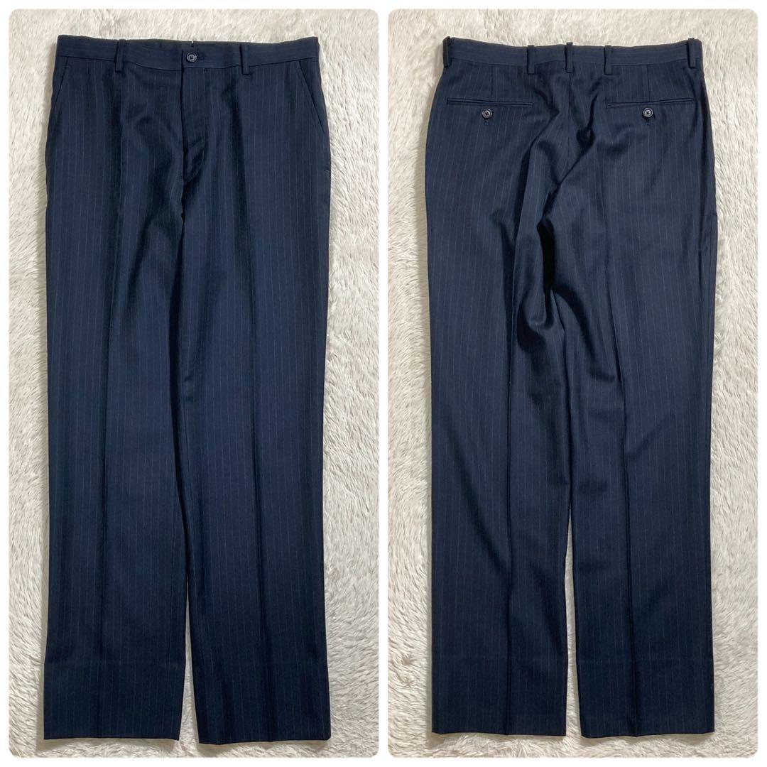 極美品 現行タグ ポロラルフローレン スーツ セットアップ ウール ストライプ