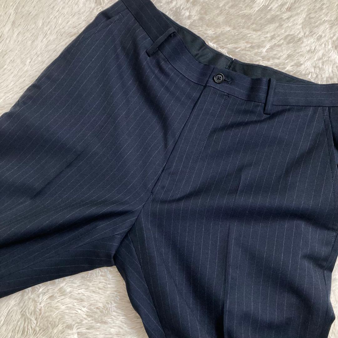 極美品 現行タグ ポロラルフローレン スーツ セットアップ ウール ストライプ