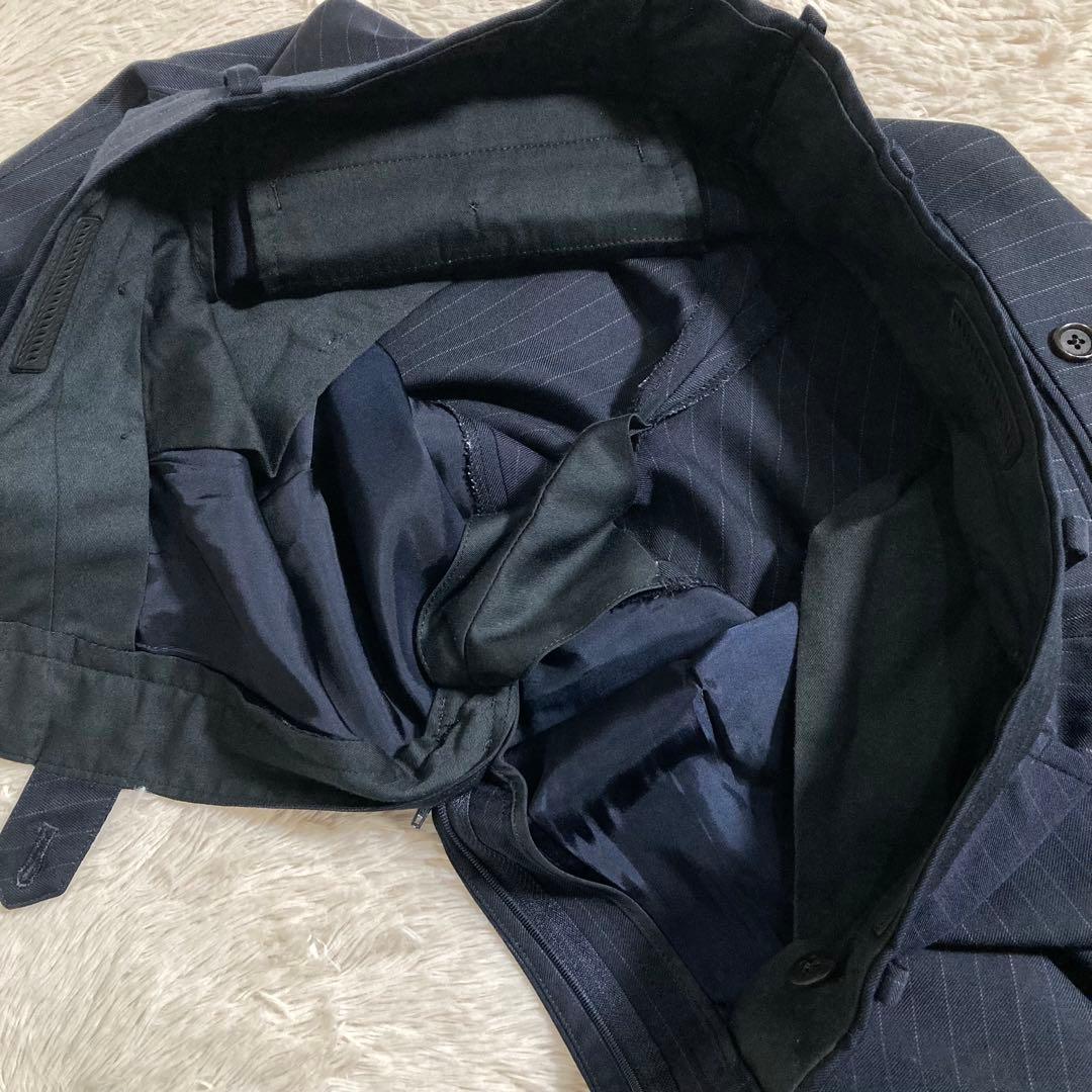 極美品 現行タグ ポロラルフローレン スーツ セットアップ ウール ストライプ