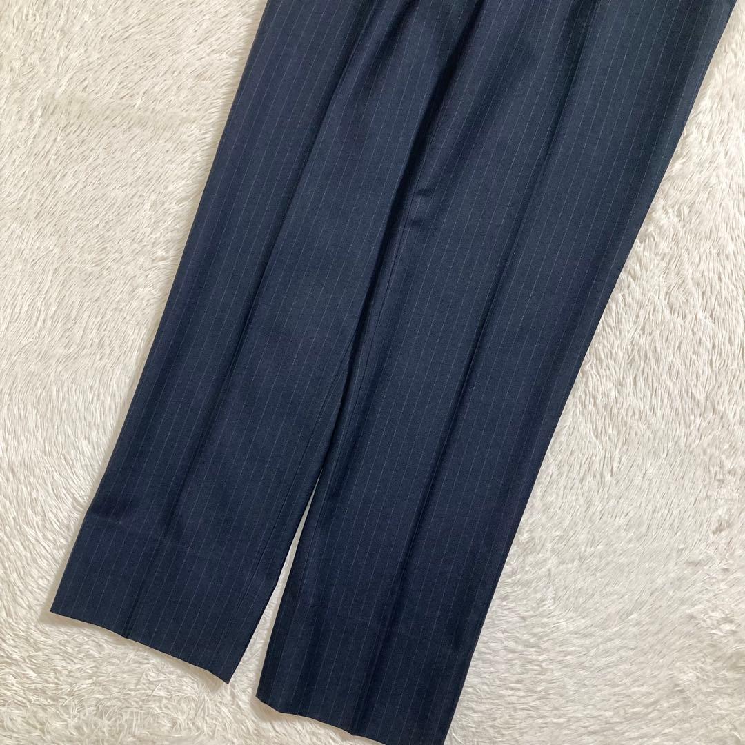極美品 現行タグ ポロラルフローレン スーツ セットアップ ウール ストライプ