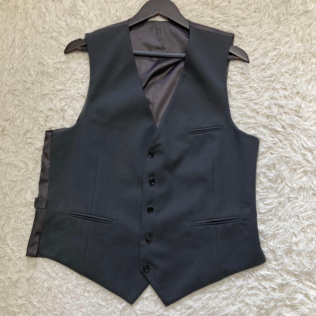 オリヒカ スーツ セットアップ 3ピース 2XL ネイビー ストレッチ