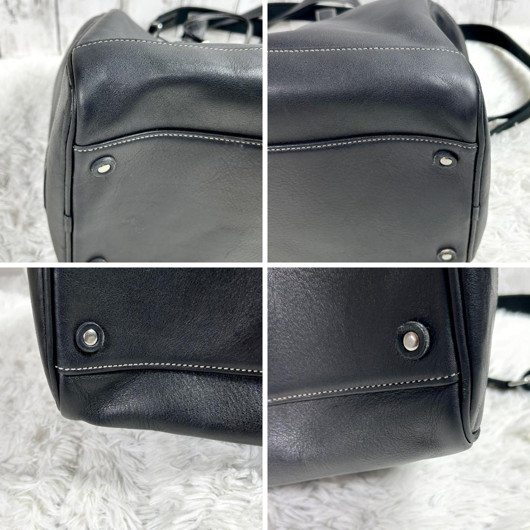 【美品】コーチ coach ボストンバッグ 2way 旅行用バッグ オールレザー