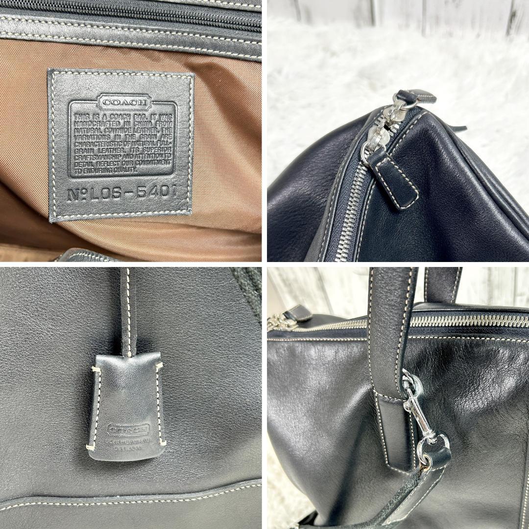 【美品】コーチ coach ボストンバッグ 2way 旅行用バッグ オールレザー