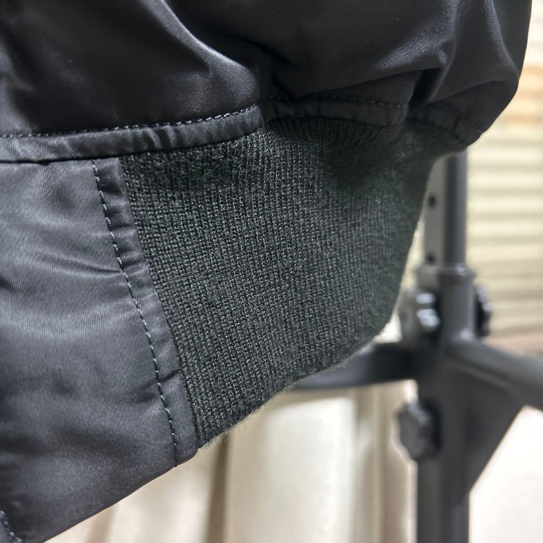 【美品】AVIREXアヴィレックスMA-1フライトMサイズ黒メンズレディース