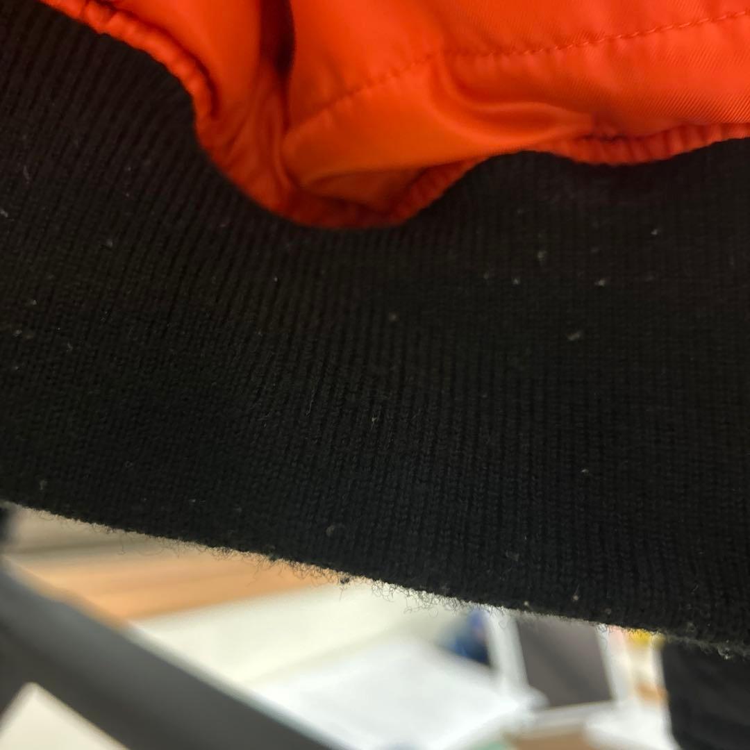 【美品】AVIREXアヴィレックスMA-1フライトMサイズ黒メンズレディース