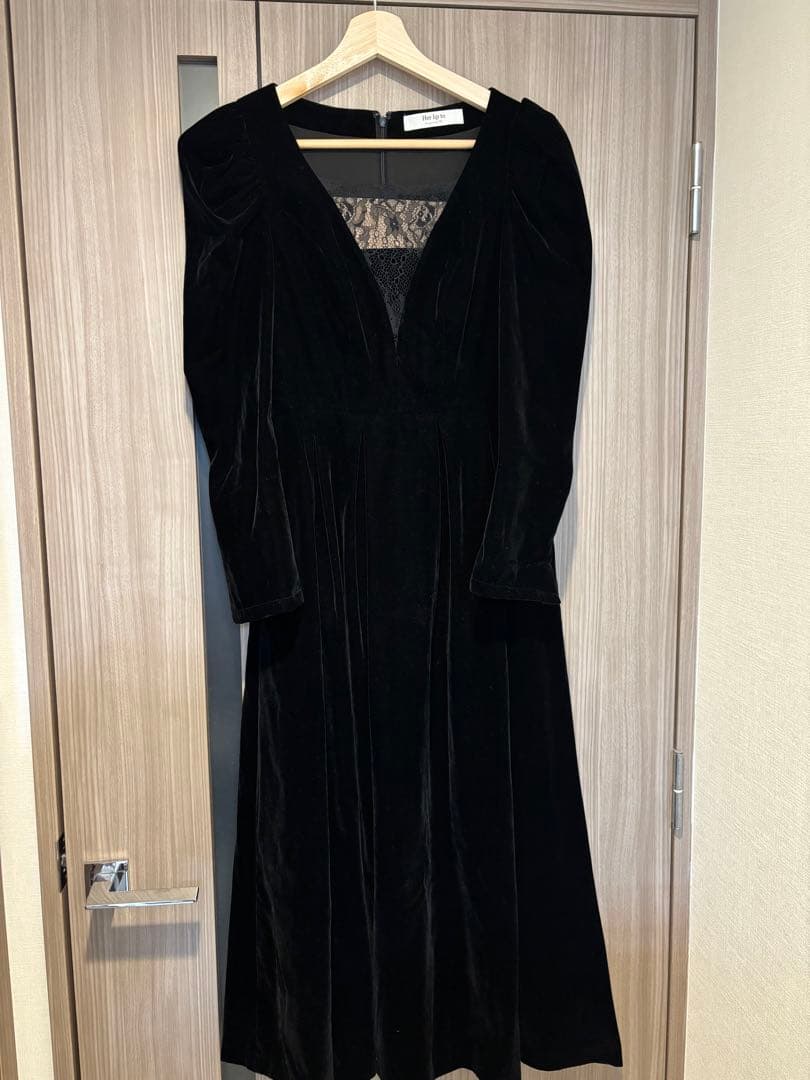 ワンピース herlipto Royce Velour Long Dress