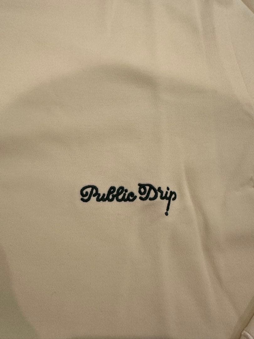 Public Drip パブリックドリップ モックネック ロンT クリーム