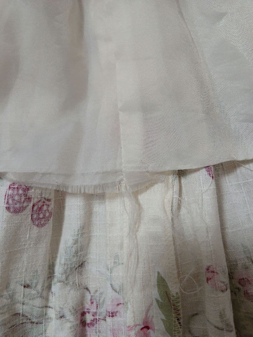 【ワケあり商品】BABY クロスローズプリントスカート