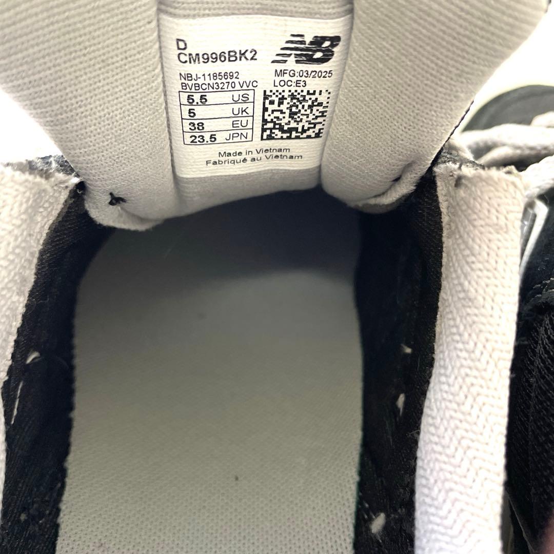 ニューバランス 996 レディース ブラック23.5cm 美品 CM996