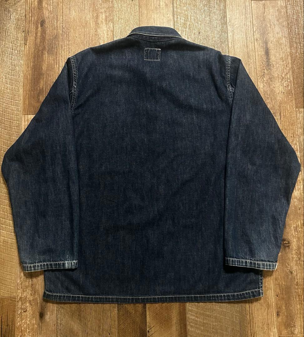 m-35 デニムプルオーバー　80s ヴィンテージ　真紺　ミリタリー