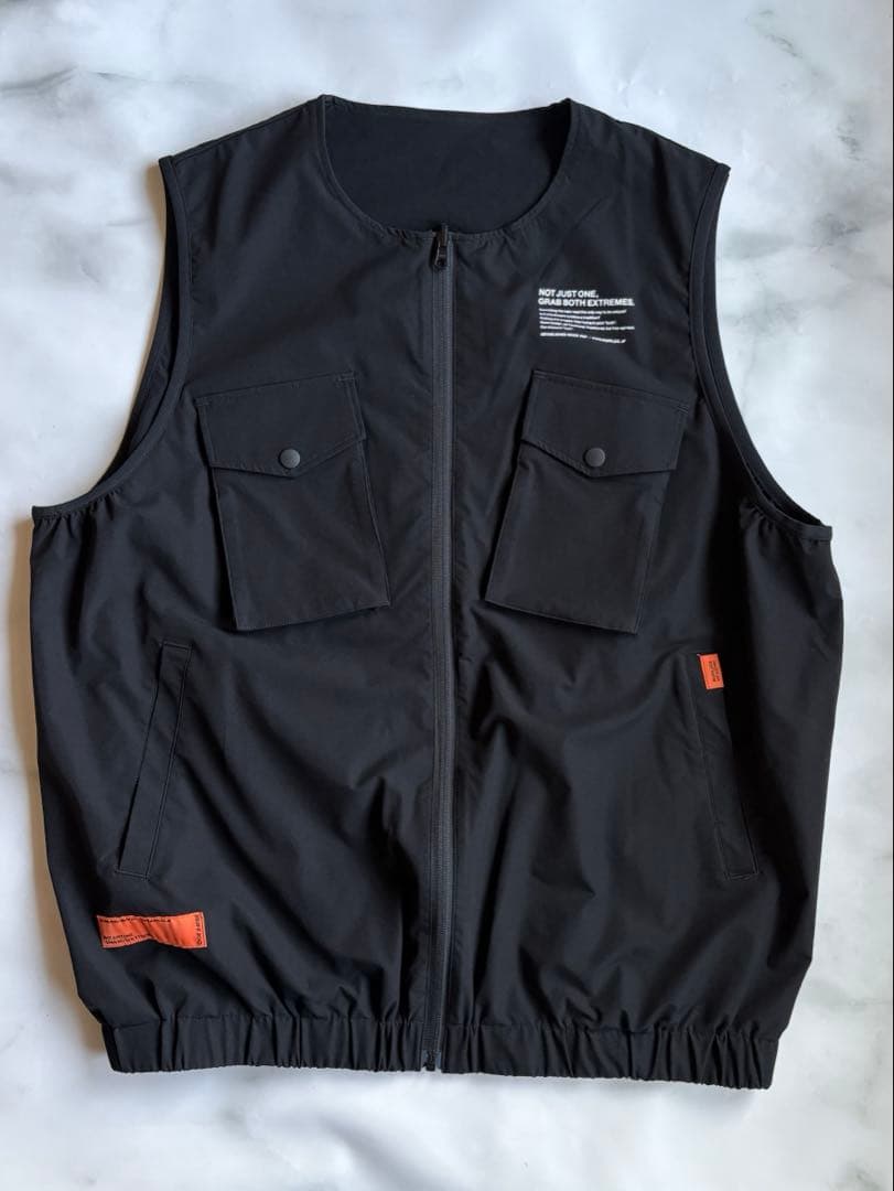 ラフロッグRUFLOG FLEX PLAYFIELD VESTベスト ブラックL