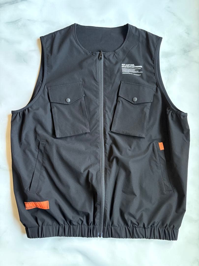 ラフロッグRUFLOG FLEX PLAYFIELD VESTベスト ブラックL