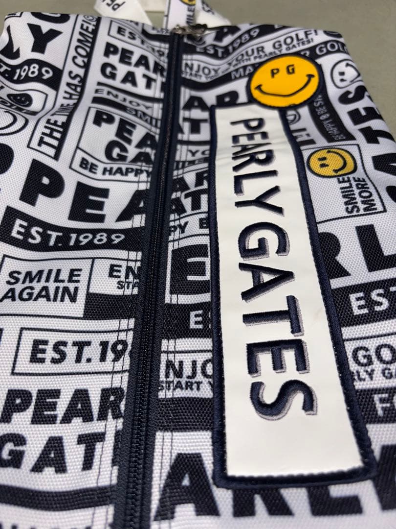 （大ちゃん）パーリーゲイツ、ニュースペーパー柄、ロッカーバッグとセット