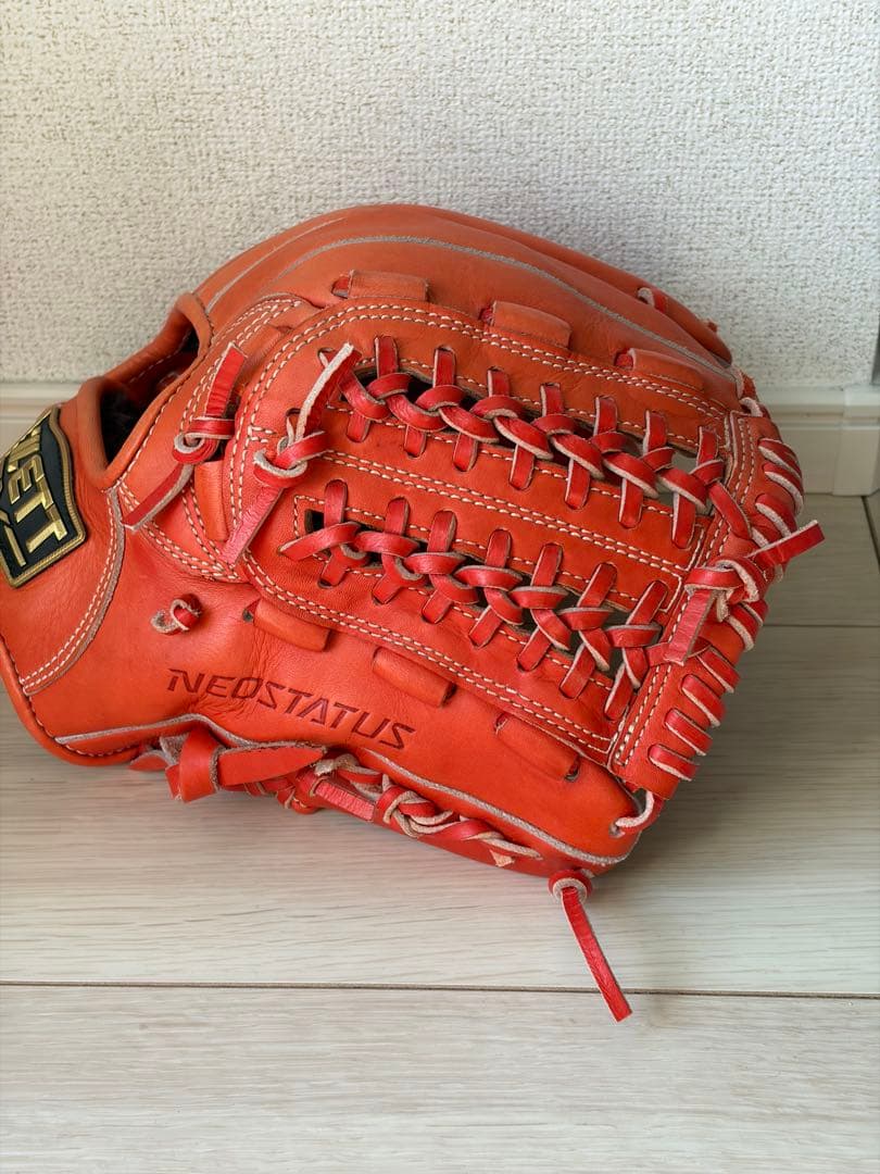 【未使用】ZETT ネオステイタス　軟式内野用グローブ