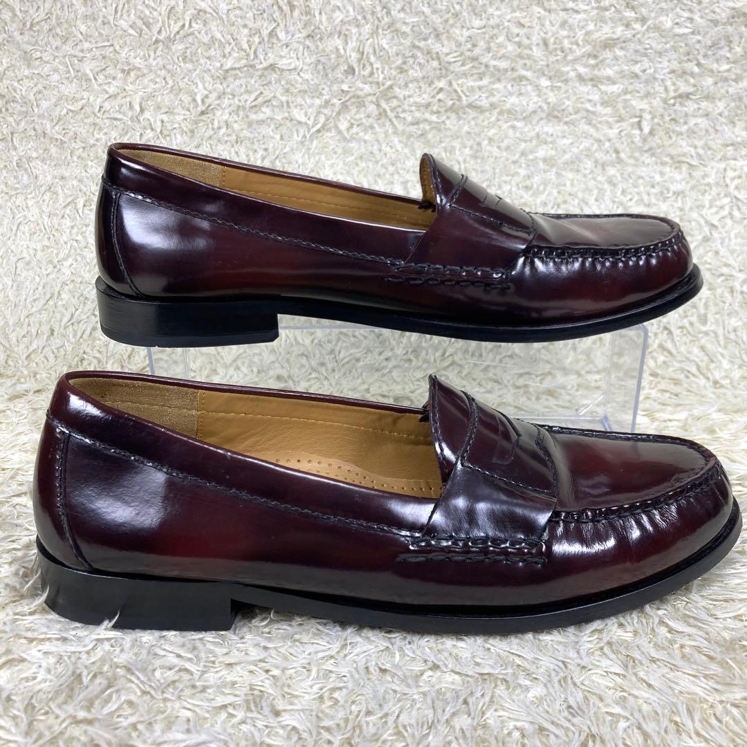 『極美品』COLE HAAN ローファー 革靴 レザー 本革 バーガンディ