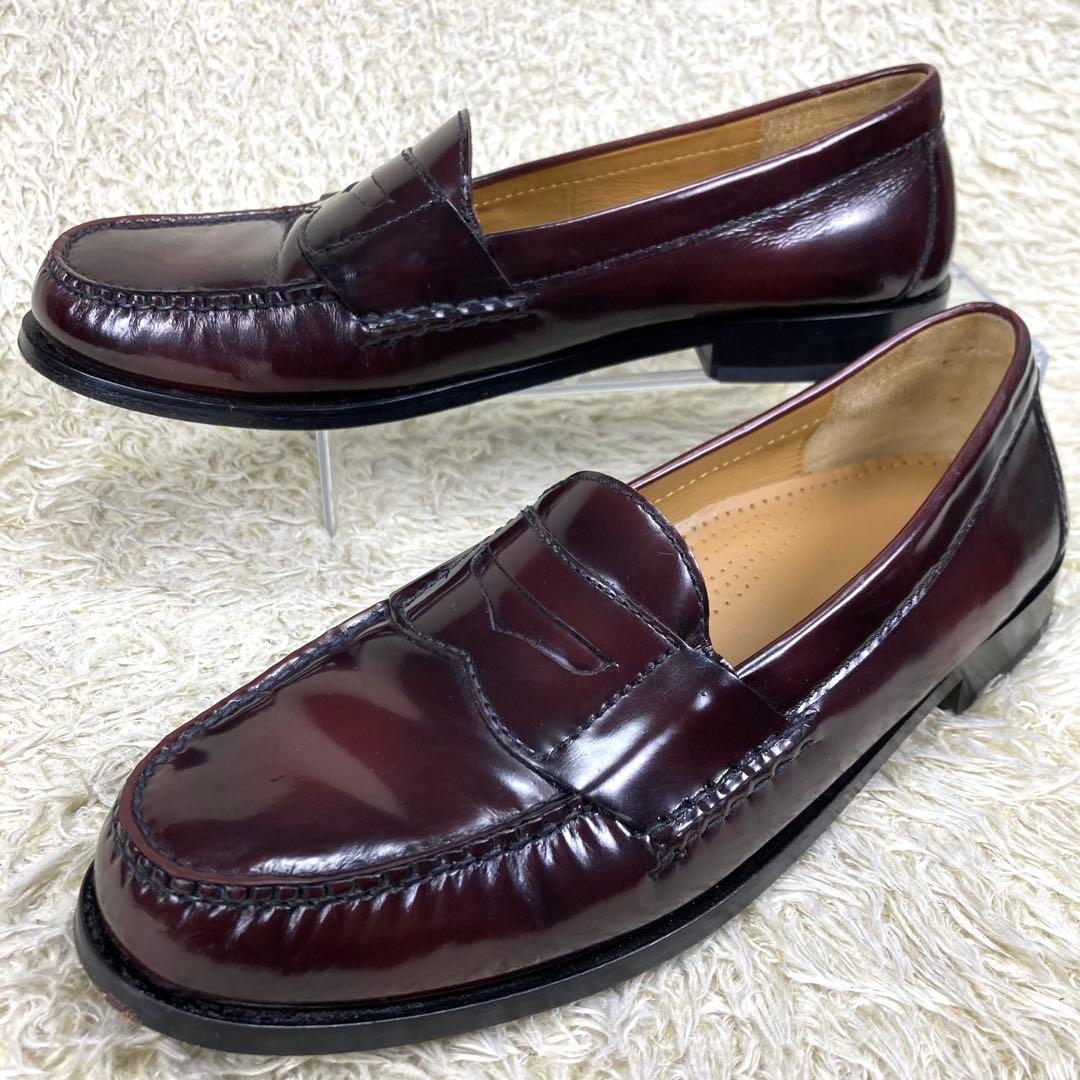 『極美品』COLE HAAN ローファー 革靴 レザー 本革 バーガンディ