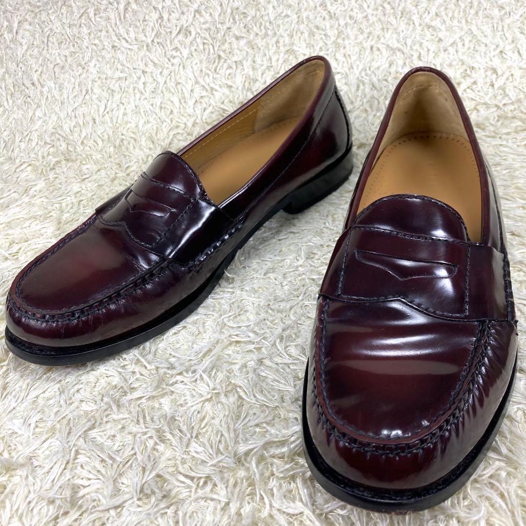 『極美品』COLE HAAN ローファー 革靴 レザー 本革 バーガンディ
