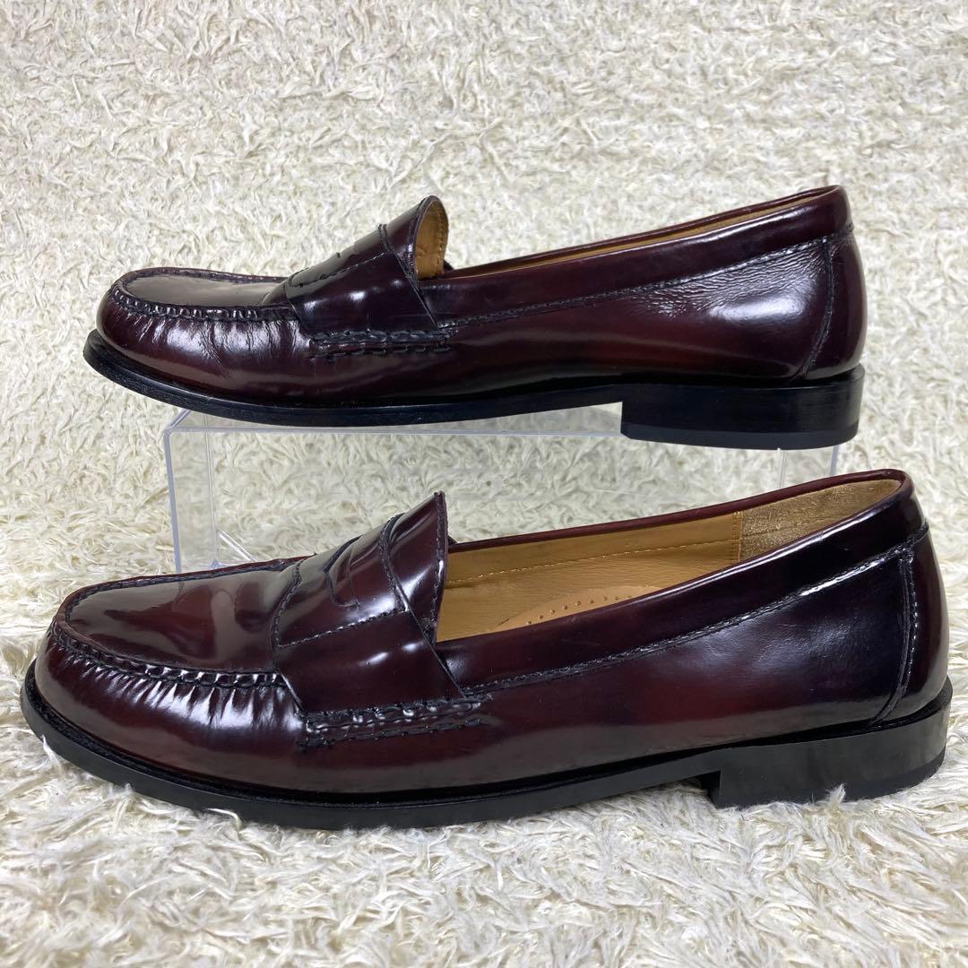 『極美品』COLE HAAN ローファー 革靴 レザー 本革 バーガンディ