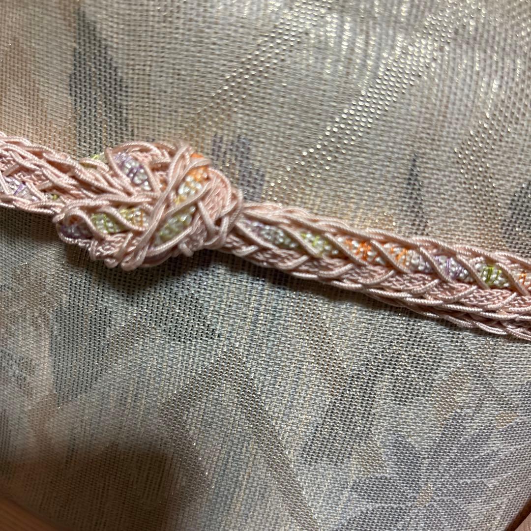 く*ん様 美品　正絹 絽 友禅　訪問着 フルセット ４点 夏帯＋夏帯締め＋夏帯揚