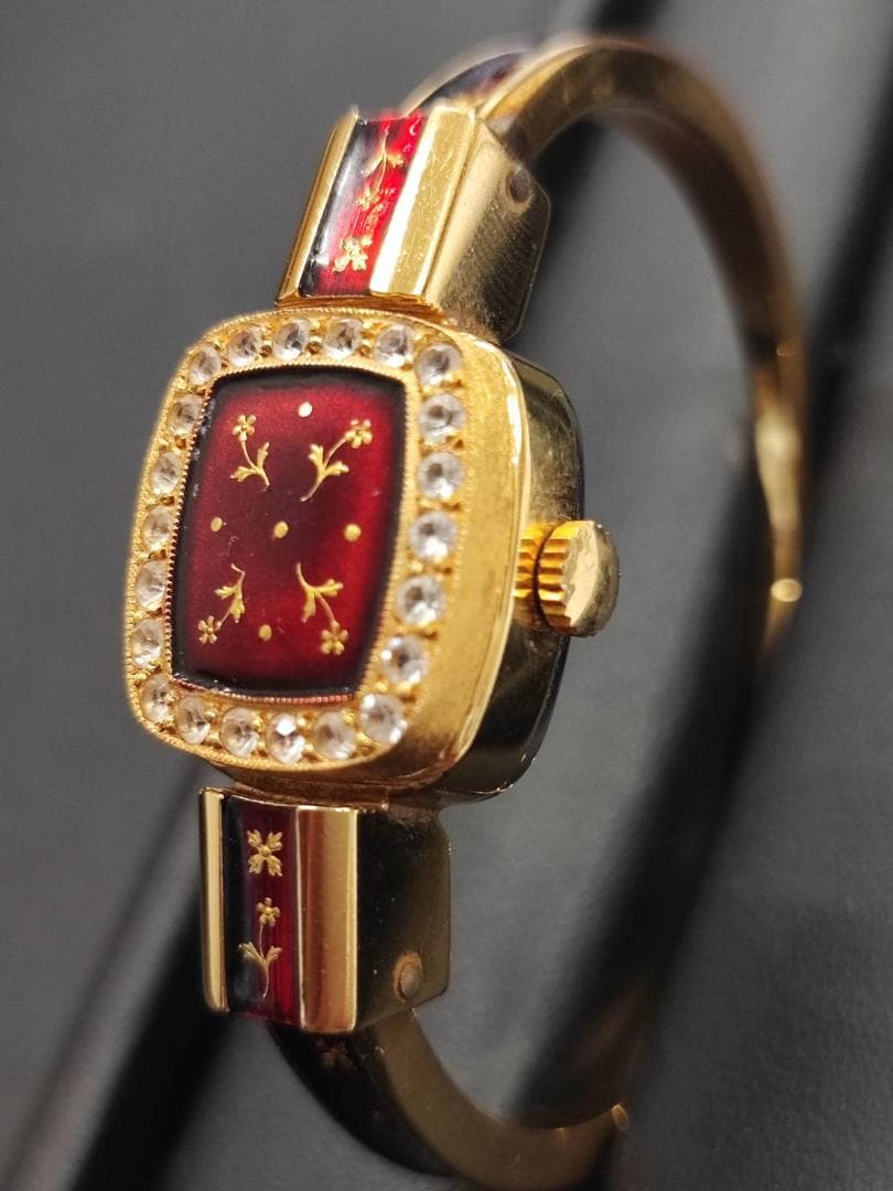 Chandler 17jewels 手巻き腕時計 バングル 稼働品