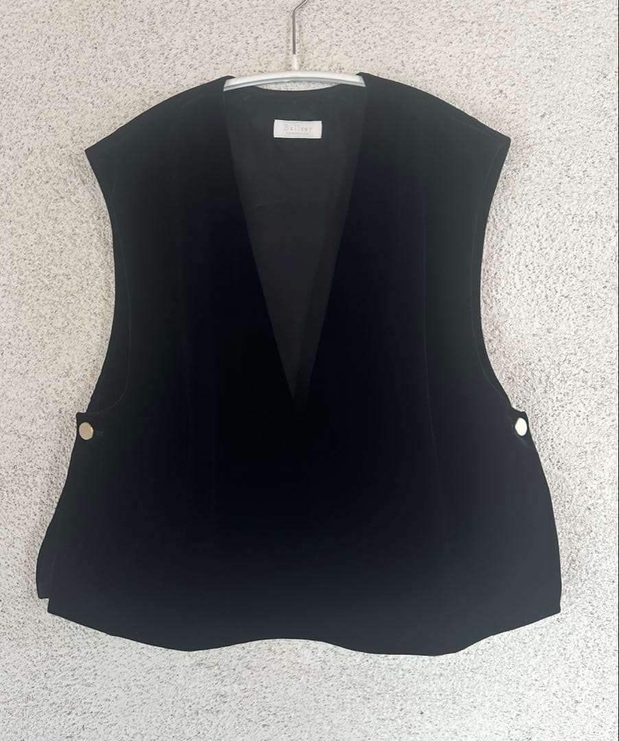 Ballsey ボールジィ マットベロアVネックベスト