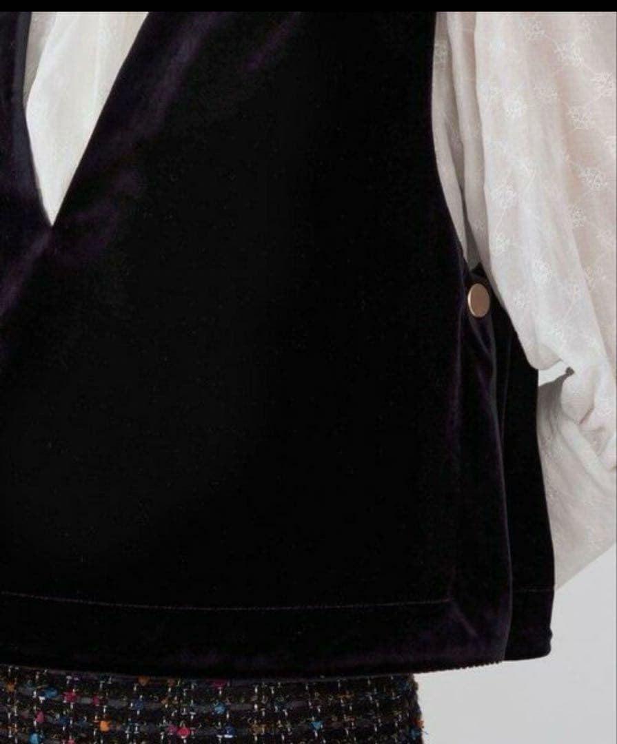 Ballsey ボールジィ マットベロアVネックベスト