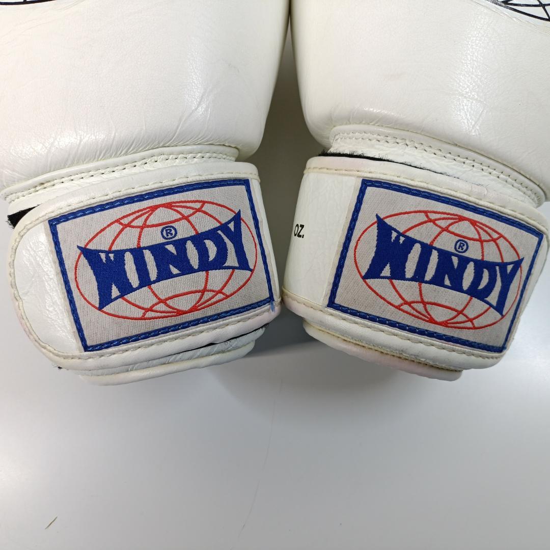 WINDBY ボクシンググローブ 10oz ホワイト ウィンディ 本革 白