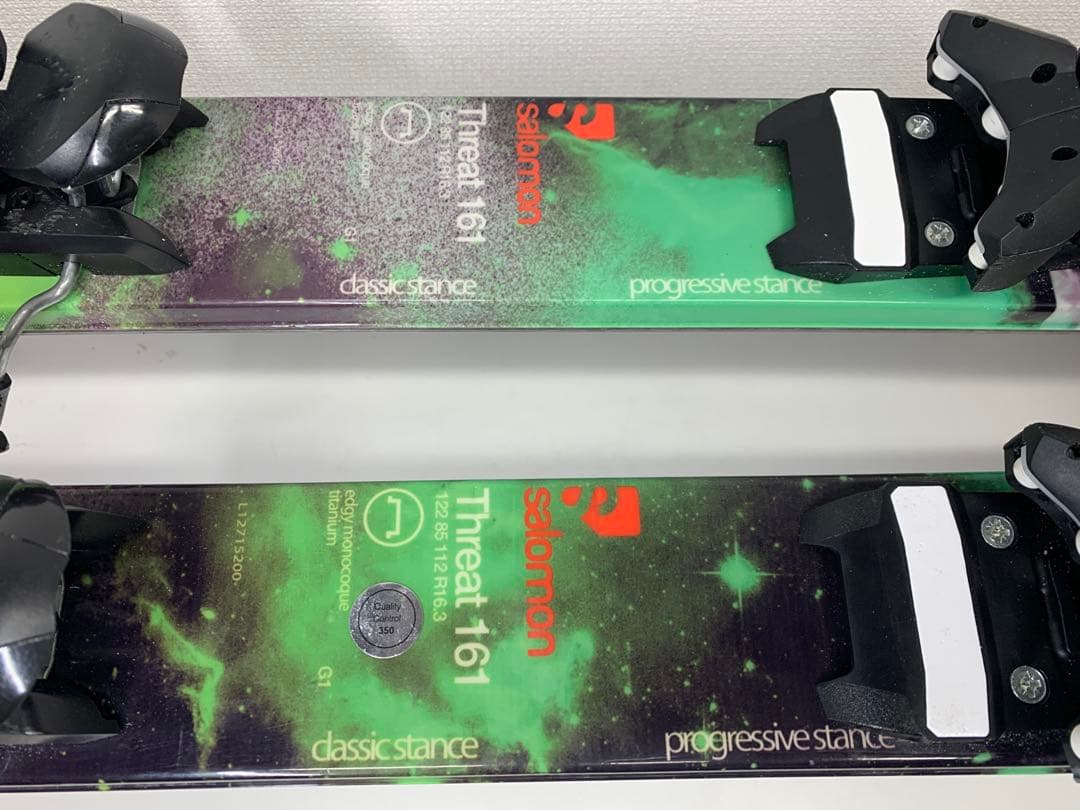 salomon サロモン ツインチップ THREAT 161cm TYROLIA