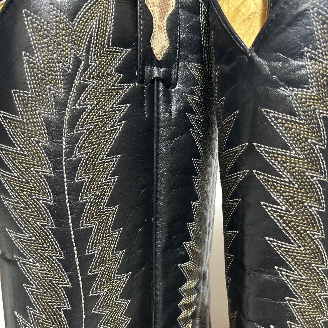 メキシコ製BOTAS JE-VERウエスタンブーツ エキゾチックレザー271/2