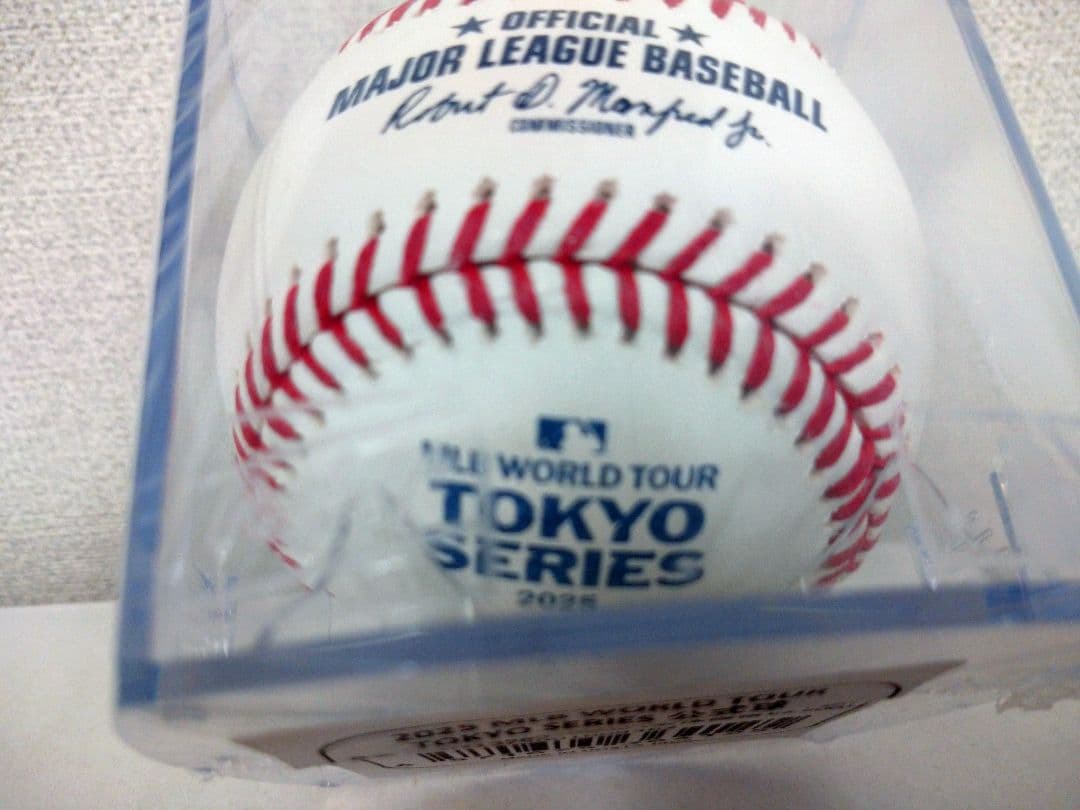 歴史2025 MLB TOKYO SERIES 公式球 新品未開封 UV保護付き
