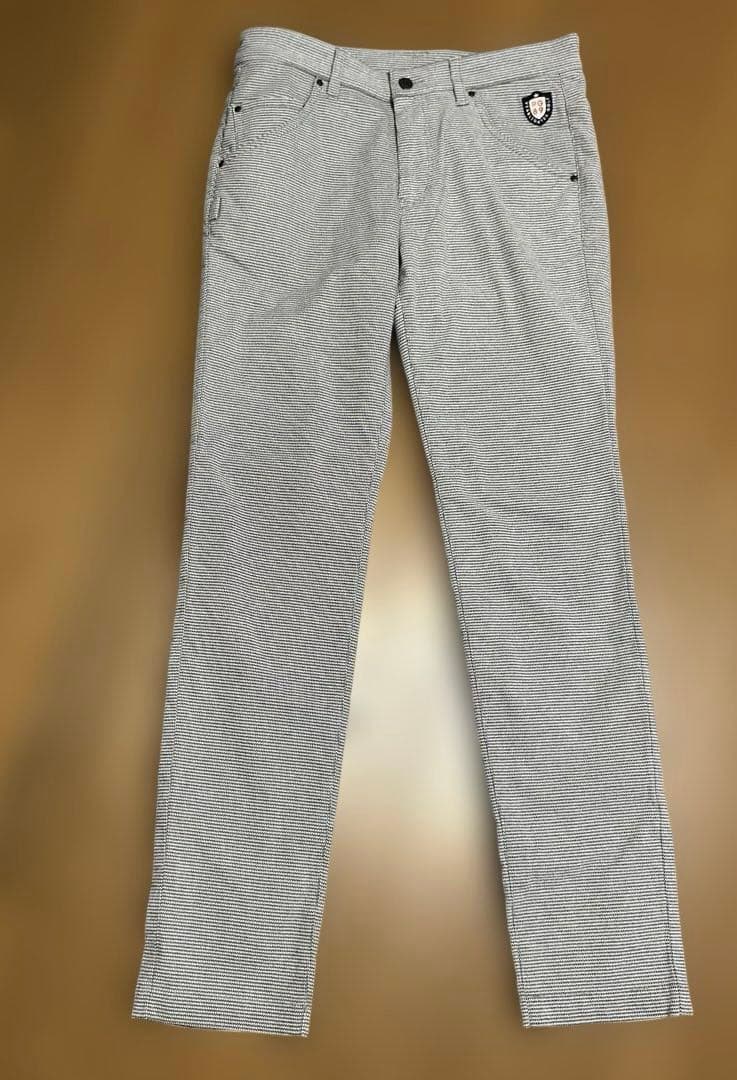 パーリーゲイツ ドビー ＥＸストレッチ 秋、冬ゴルフパンツ吸湿発熱素材　メンズ