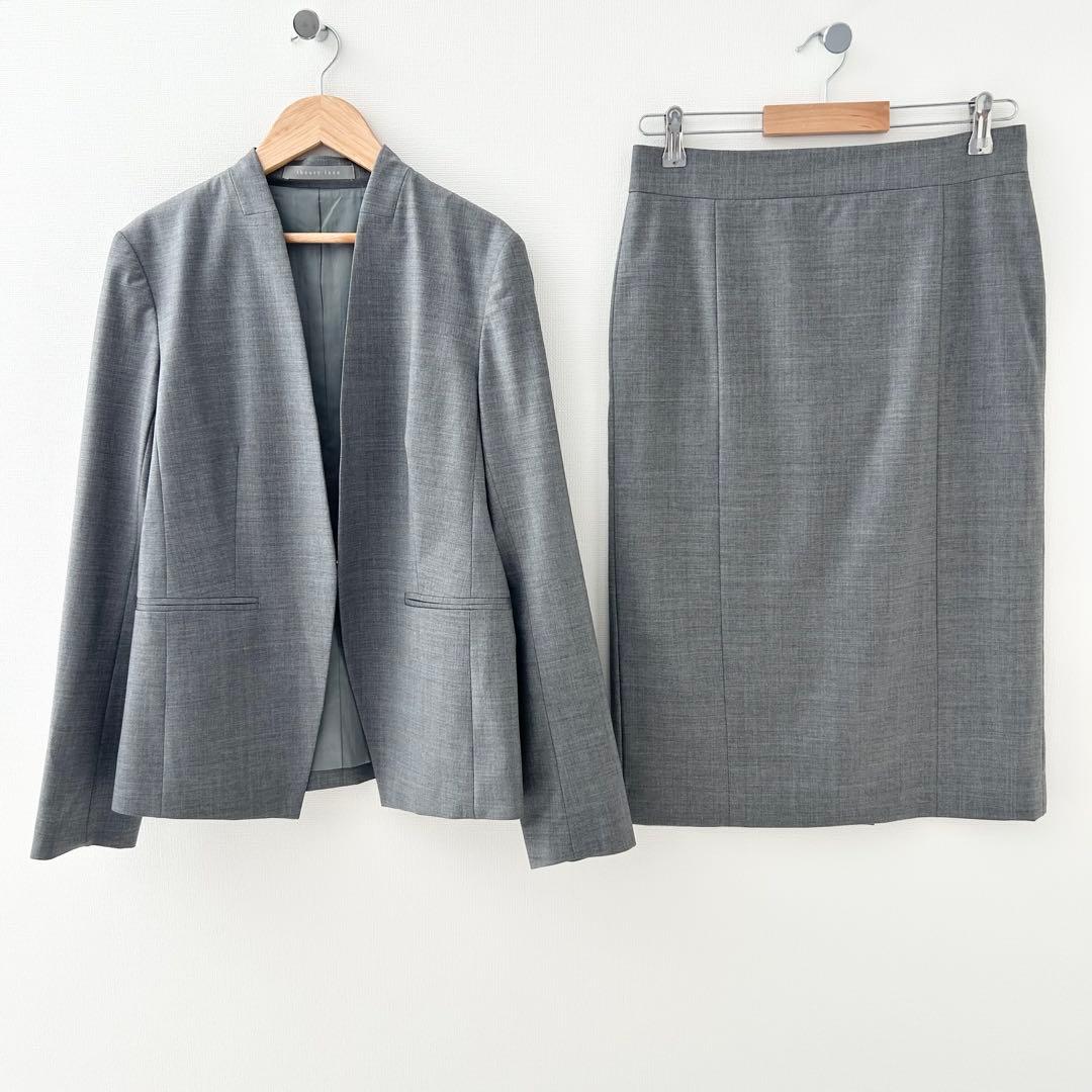 美品✨Theoryluxe スカートスーツ　EXECTIVE グレー　2024