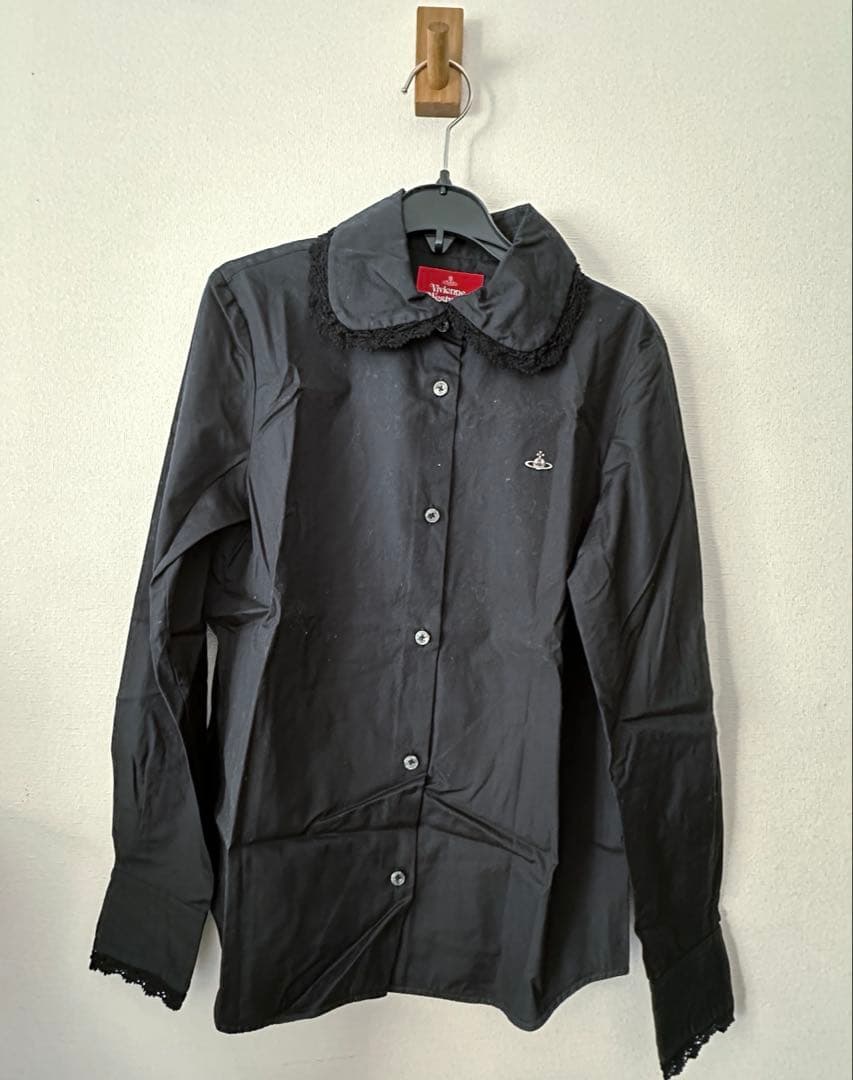 ヴィヴィアンウエストウッド　レッドレーベル　長袖　シャツ　ブラック　黒