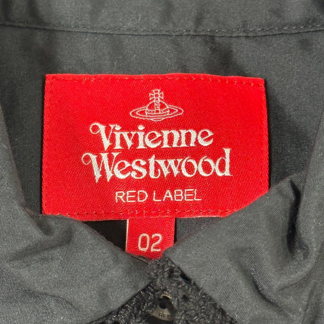 ヴィヴィアンウエストウッド　レッドレーベル　長袖　シャツ　ブラック　黒