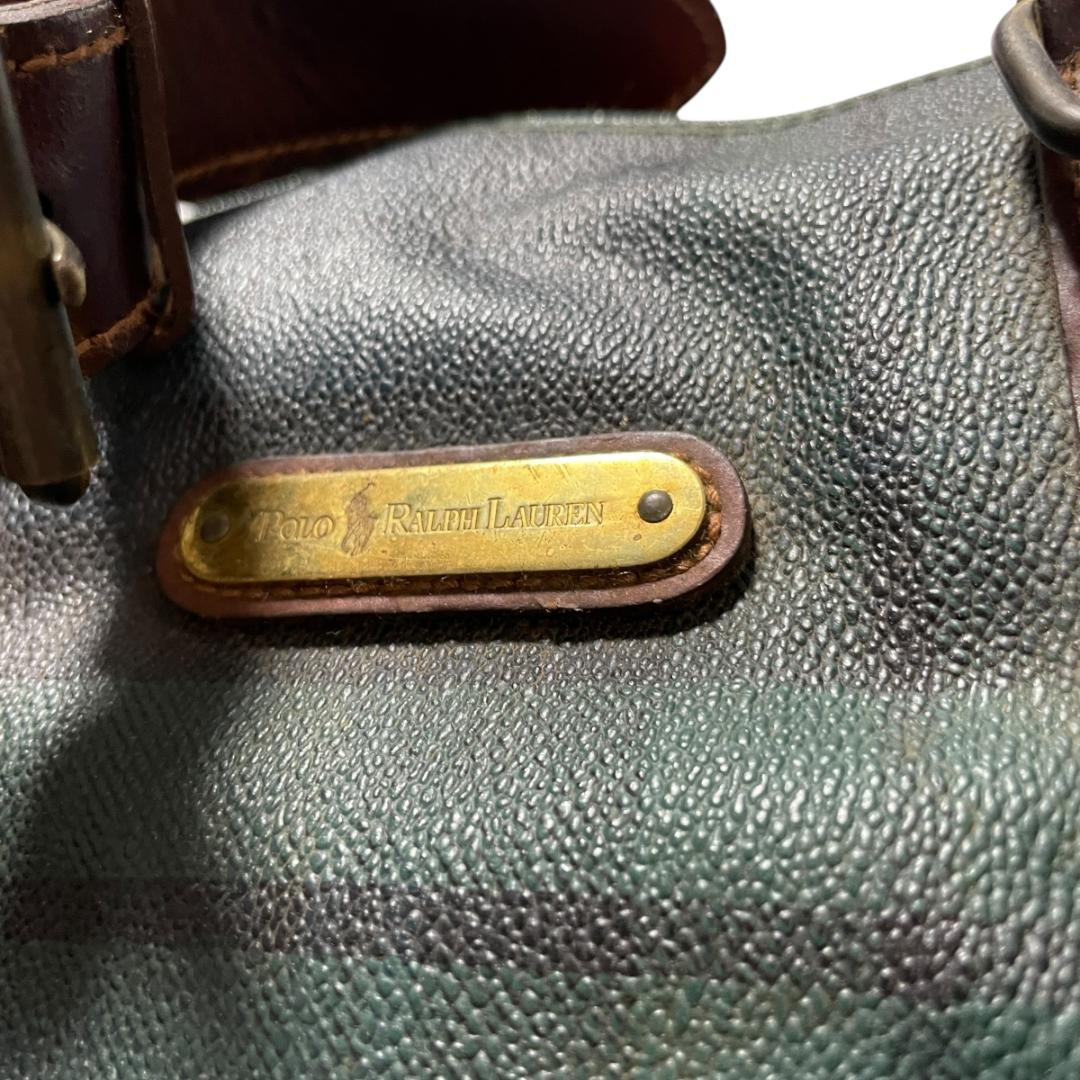 ポロラルフローレン ブラックウォッチ ボストンバッグ チェック