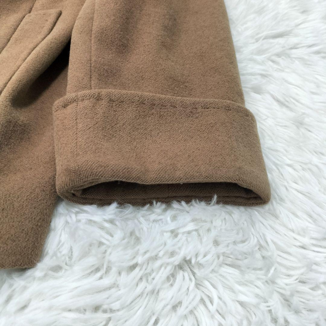 【バーバリーロンドン】 アンゴラ混 ノヴァ ステン カラーコート 大きいサイズ